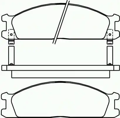 MGA 55403 Ön Fren Balatası 41060VJ490 resmi