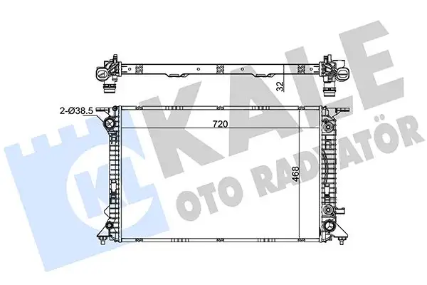 KALE 367700 Radyatör resmi