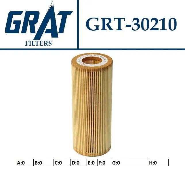 GRAT 30210 Yağ Filtresi 11427787697 resmi