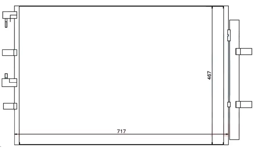 ORIS CFR978016 Klima Radyatörü BK2119710AB resmi