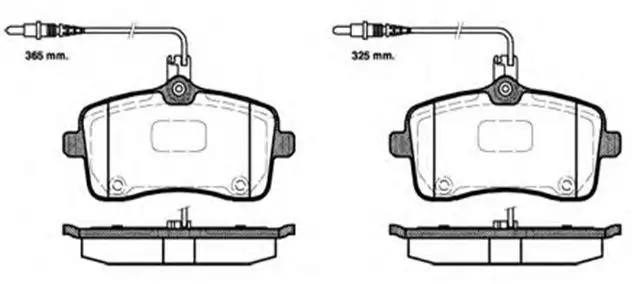 MGA 55167 Ön Fren Balatası 425422 resmi
