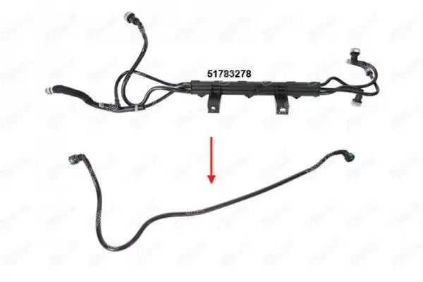 İBRAŞ 14618 Yakıt Borusu 51783278 resmi