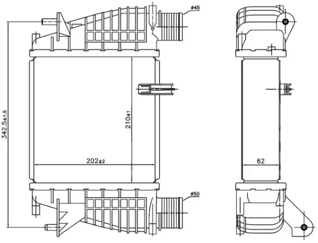 ORIS IRN507064 Turbo Radyatörü resmi