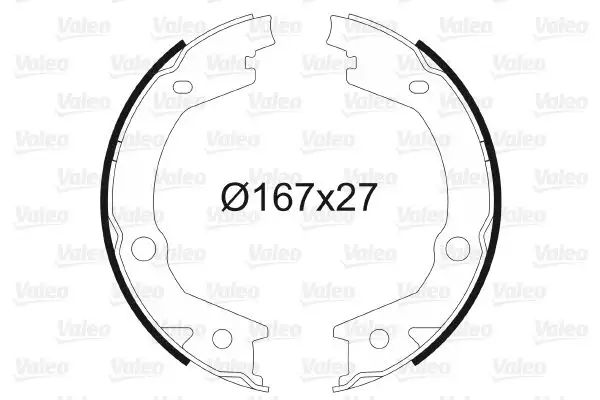 VALEO 564162 El Fren Balatası 583502EA00 resmi