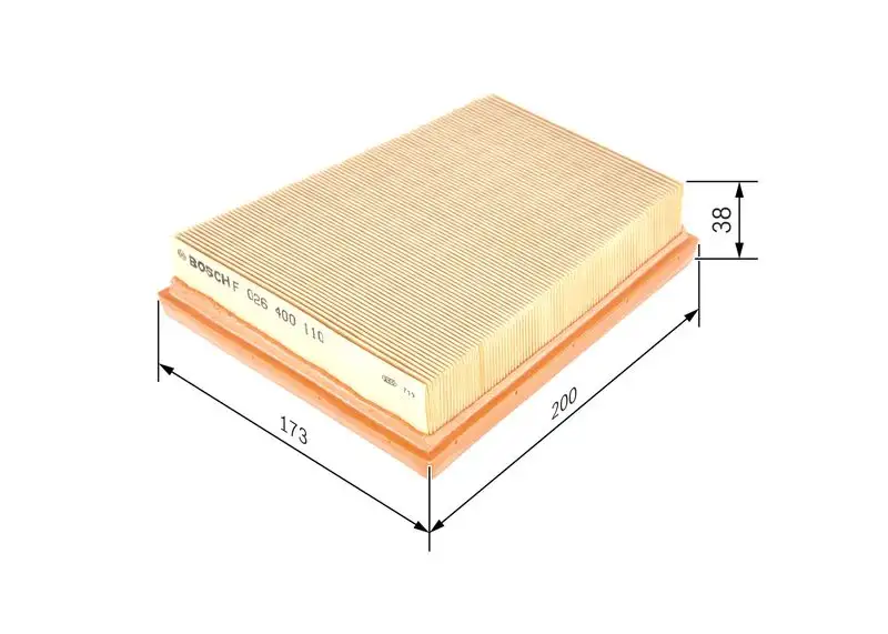 BOSCH F026400110 Hava Filtresi resmi