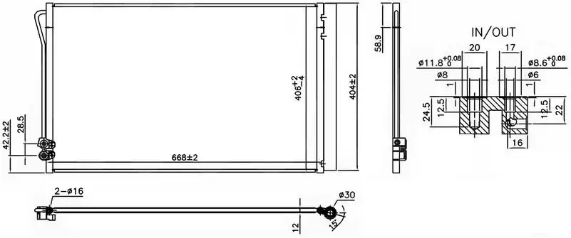 ORIS CME951012 Klima Radyatörü 4478350070 resmi