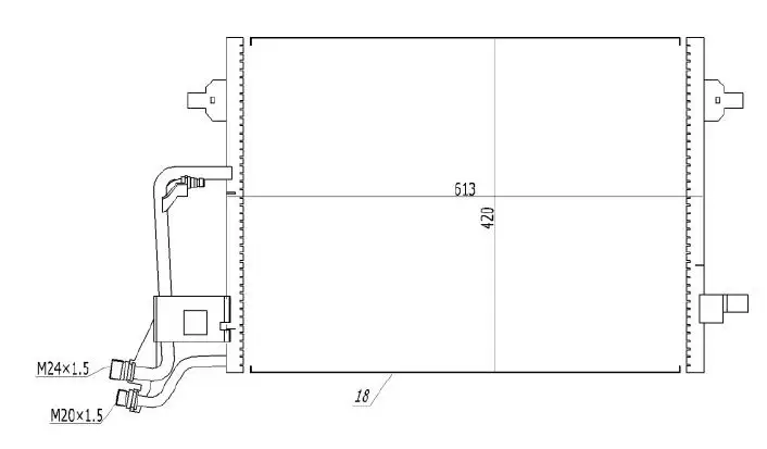 MGA 82294 Klima Radyatörü 4B0260403T resmi