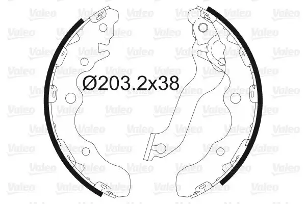 VALEO 564161 Arka Fren Balatası 583501MA00 resmi