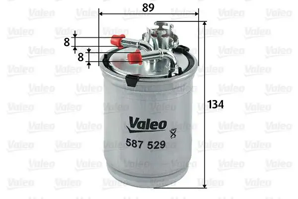 VALEO 587529 Yakıt Filtresi 6Q0127400H resmi