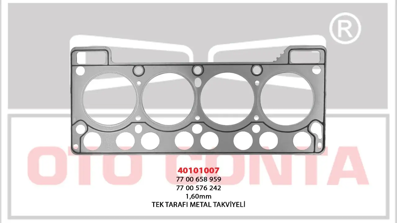 OTOCONTA 40101007 Silindir Kapak Contası 7701348119 resmi