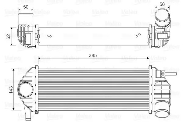 VALEO 818584 Turbo Radyatörü 8200427469 resmi