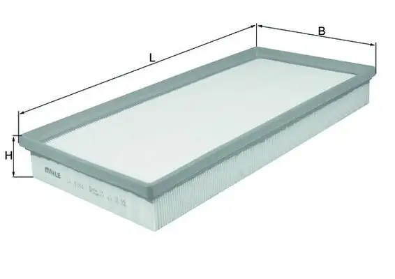 MAHLE LX1004 Hava Filtresi A6400940204 resmi