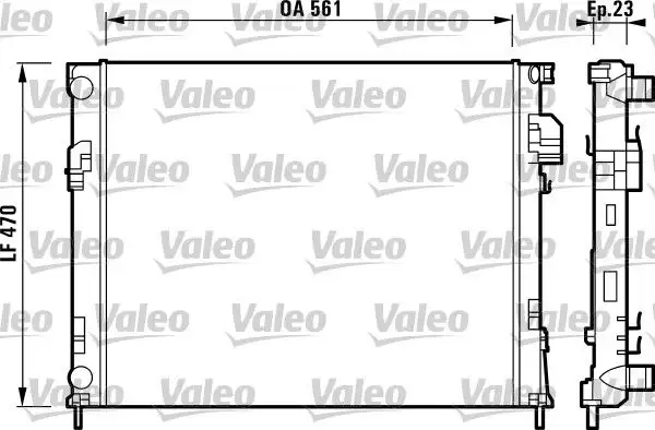 VALEO 732853 Radyatör resmi