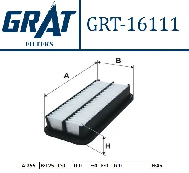 GRAT 16111 Hava Filtresi 281131C500 resmi