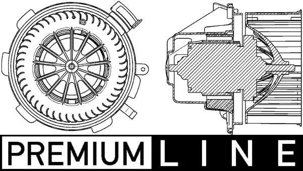 MAHLE AB88000P Kalorifer Motoru A0008356007 resmi