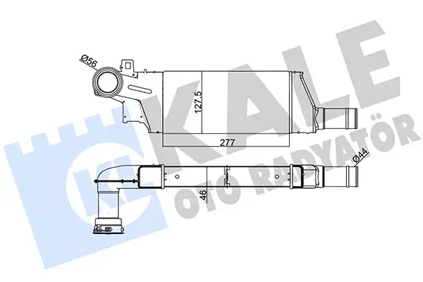 KALE 346200 Turbo Radyatörü 24466787 resmi