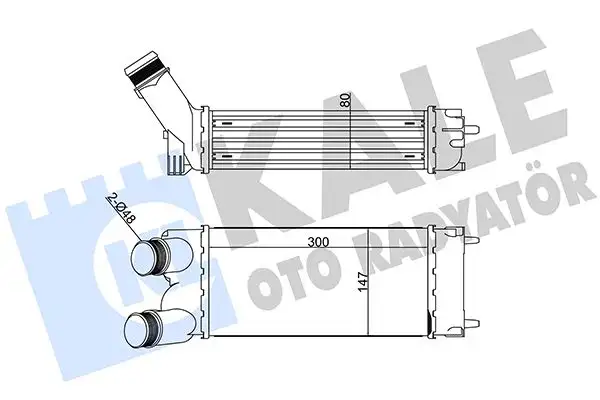 KALE 344400 Turbo Radyatörü 0384L9 resmi