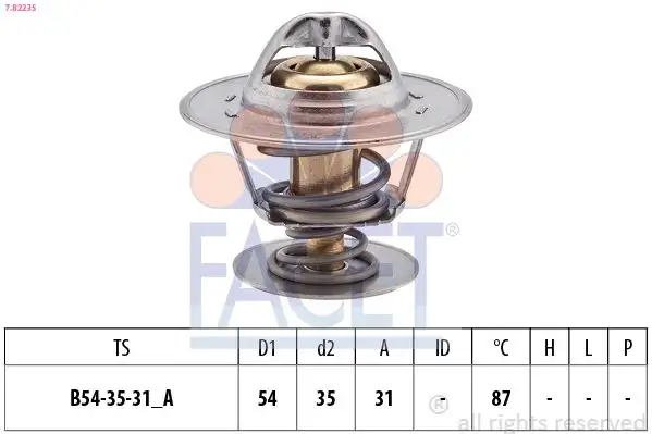 FACET 7.8223S Termostat resmi
