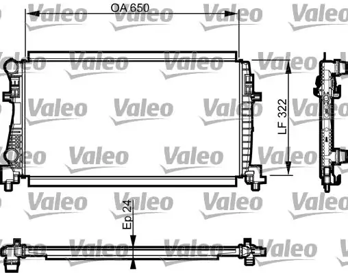 VALEO 735557 Radyatör 5Q0121251EC resmi