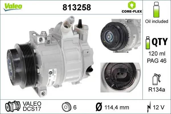 VALEO 813258 Klima Kompresörü resmi