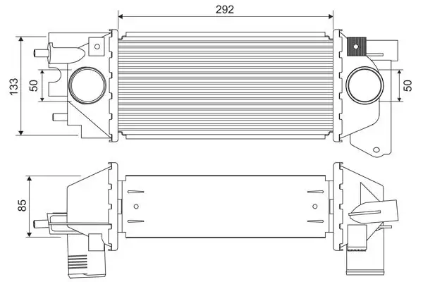 VALEO 822921 Turbo Radyatörü PCM100200 resmi