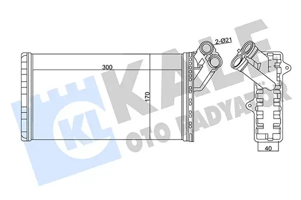 KALE 346480 Kalorifer Radyatörü 9179687505 resmi