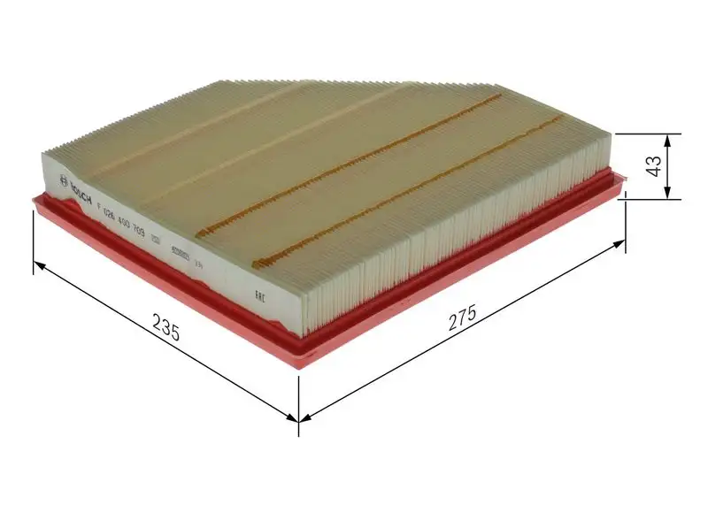 BOSCH F026400709 Hava Filtresi 17801WAA02 resmi