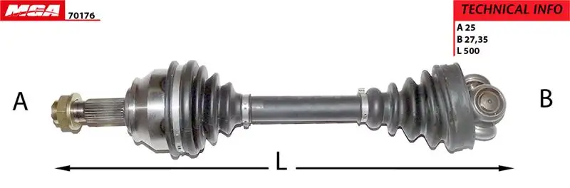 MGA 70176 Ön Aks (Sol) 51815194 resmi