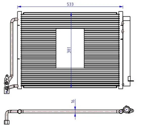 ORIS CBM216016 Klima Radyatörü resmi