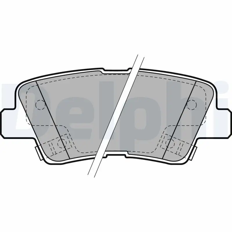 DELPHI LP2195 Arka Fren Balatası resmi