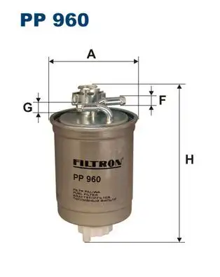 FILTRON PP960 Yakıt Filtresi 6K0127401H resmi