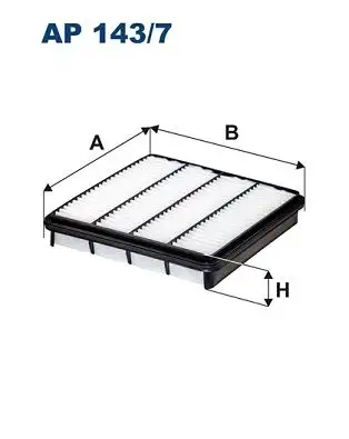 FILTRON AP143/7 Hava Filtresi 1780138030 resmi