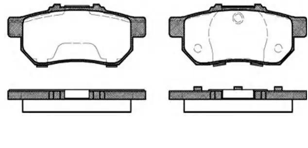 MGA 55319 Arka Fren Balatası 43022SO4E02 resmi