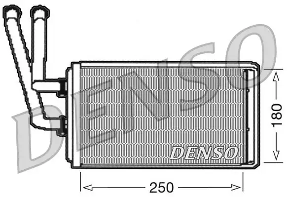 DENSO DRR09100 Kalorifer Radyatörü 946442038 resmi