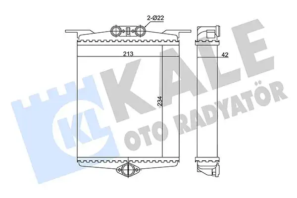KALE 346810 Kalorifer Radyatörü A1408300561 resmi