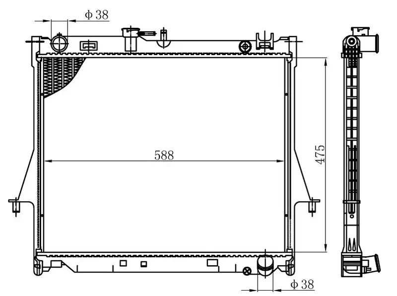 ORIS BIS006026 Radyatör 8980711180 resmi