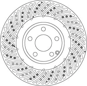 TRW DF6674S Ön Fren Diski A1724210212 resmi