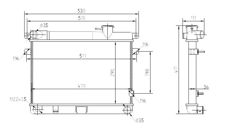 MGA 80819 Radyatör 85008077 resmi