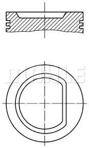 MAHLE 0398792 Piston Gömlek Segman (Set) 9410198880 resmi