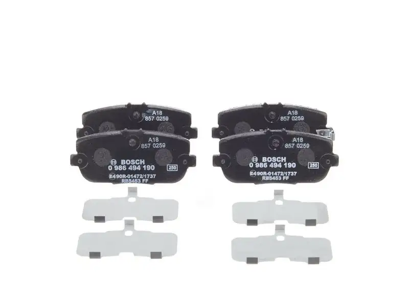 BOSCH 0986494190 Arka Fren Balatası resmi