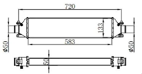 ORIS IFI076050 Turbo Radyatörü 51785255 resmi