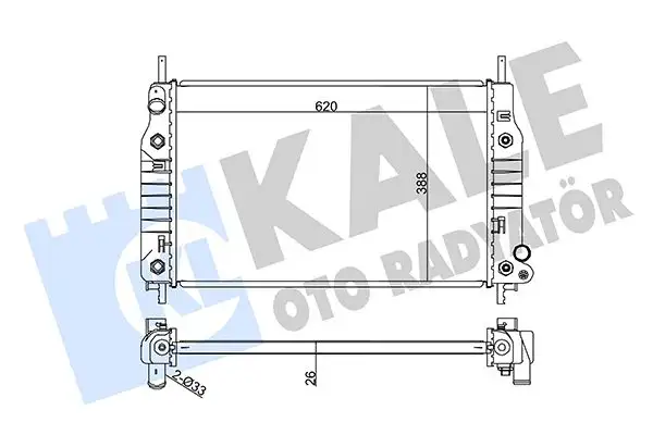 KALE 355900 Radyatör resmi