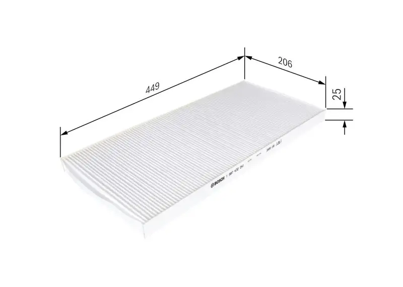 BOSCH 1987432541 Polen Filtresi resmi