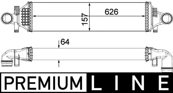 MAHLE CI480000P Turbo Radyatörü A2465000900 resmi