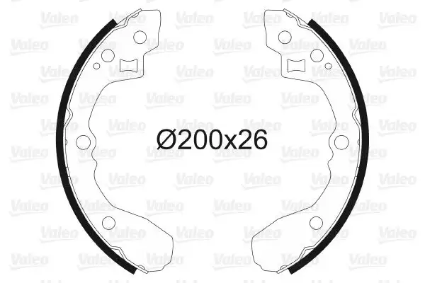 VALEO 564000 Arka Fren Balatası K30A2628Z resmi