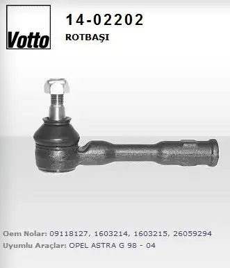 VOTTO 14-02202 Rot Başı 1603214 resmi