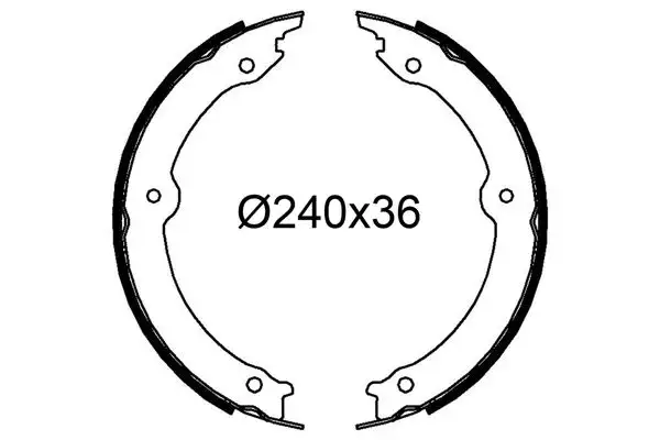 VALEO 564283 Arka Fren Balatası 4653034010 resmi