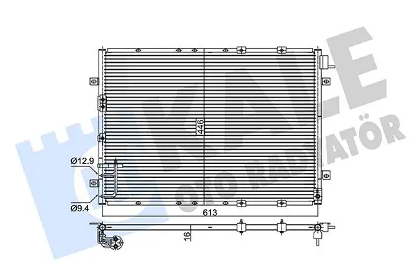 KALE 343115 Klima Radyatörü 976063E000 resmi