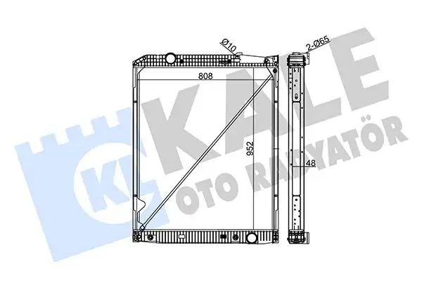 KALE 349315 Radyatör resmi