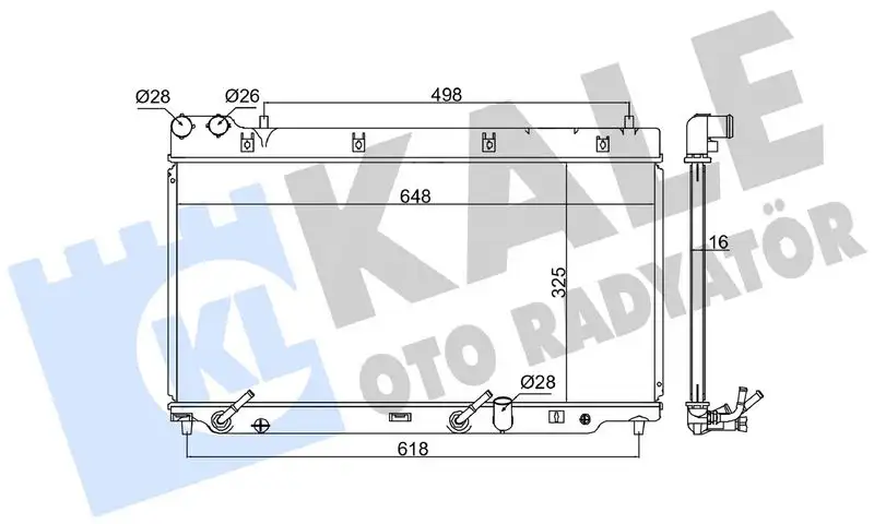 KALE 349800 Radyatör resmi